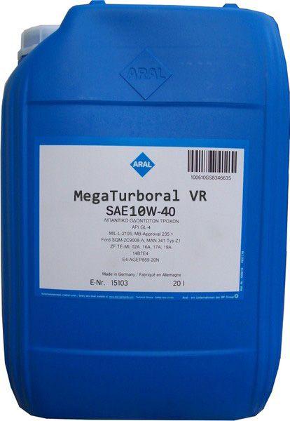 Моторна олива Aral Mega Turboral VR 10W-40 20 л