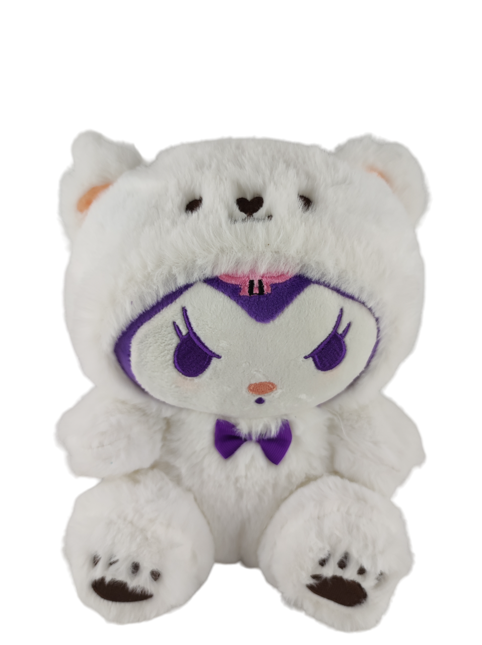 Мягкий ирушка Снежная Куроми в белом в кигуруми 23 см (000037) Мягкий ирушка Снежная Куроми в белом в кигуруми 23 см (000037)