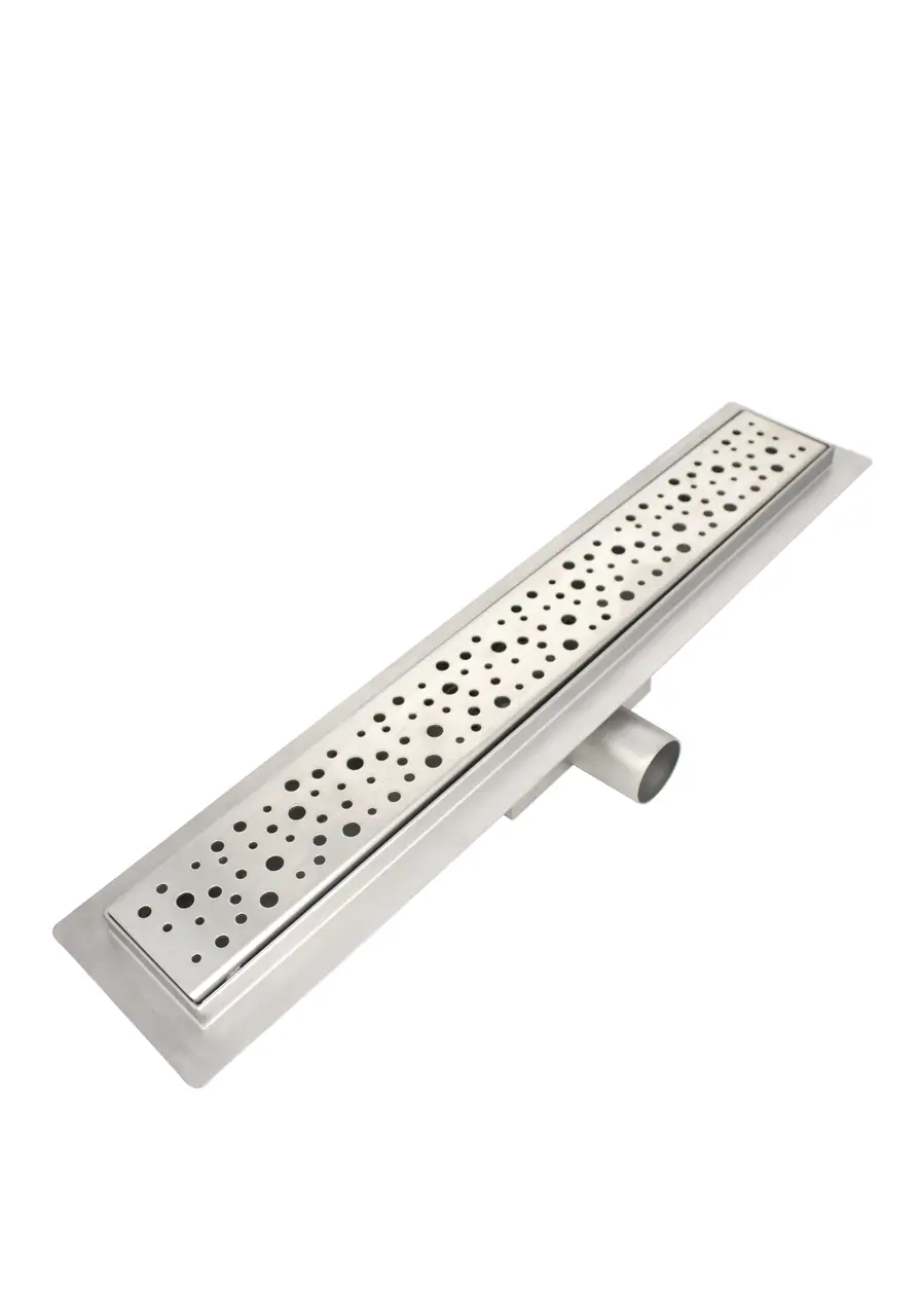 Трап душевой Ocean 2 из нержавеющей стали кружок 70x400 мм (38260)