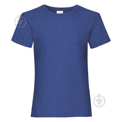 Футболка Fruit of the Loom Valueweight 116 см Синий меланж (0610050R6116)