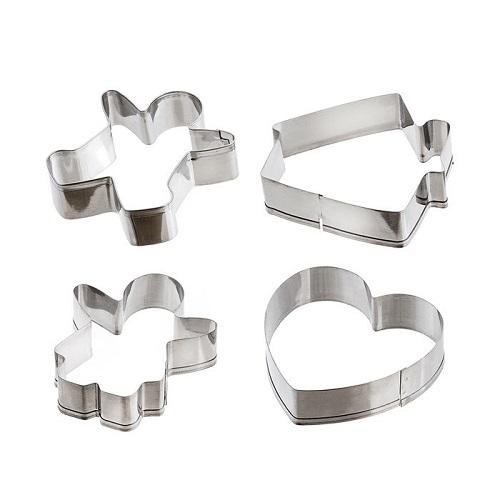 Резак для вырубки печенья Empire EM1288 Семейная парочка из нержавеющей стали 4 шт. (6a288f0e)