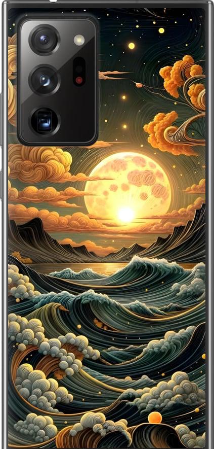 Чехол на Samsung Galaxy Note 20 Ultra Арт волны (6332u-2051-42517)