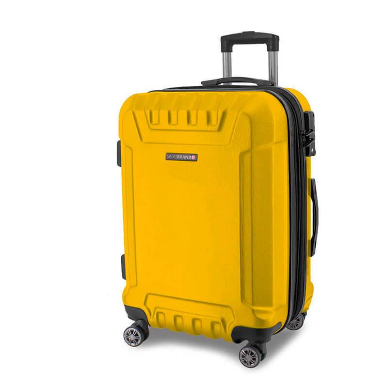 Чемодан на 4-х колесах Swissbrand Ranger S 43/49л Yellow (DAS302552)