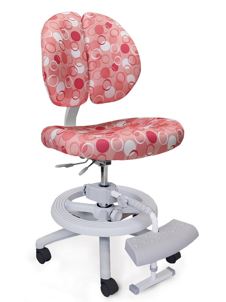 Детское кресло Mealux Duo Kid Plus с кольцами Розовый (Y-616 P plus)