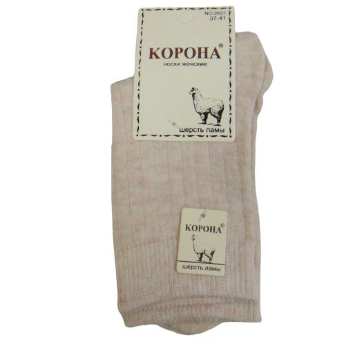 Носки с шерстью ламы Корона 2631 р. 37-41 Персиковый (1976124400)
