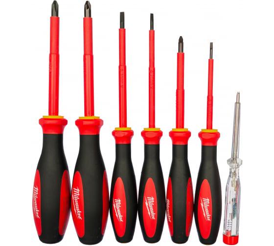 Набір викруток VDE №2 7 шт. Milwaukee 4932464067)