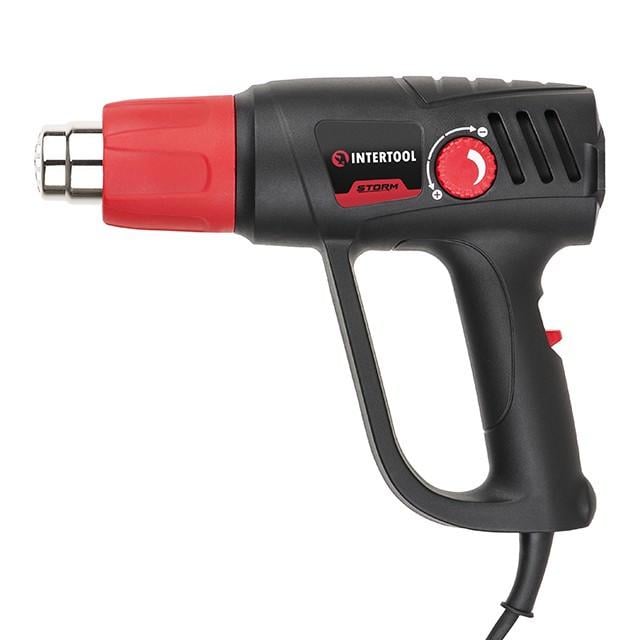 Фен технический Intertool WT-1020 2 режима 50-600 °C 250-500 л/мин 2000 Вт (12380817)