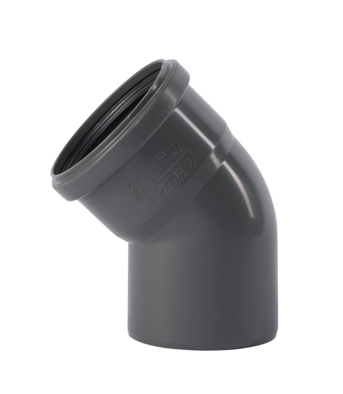 Коліно Ostendorf HT Safe 45° 90 мм (174120)