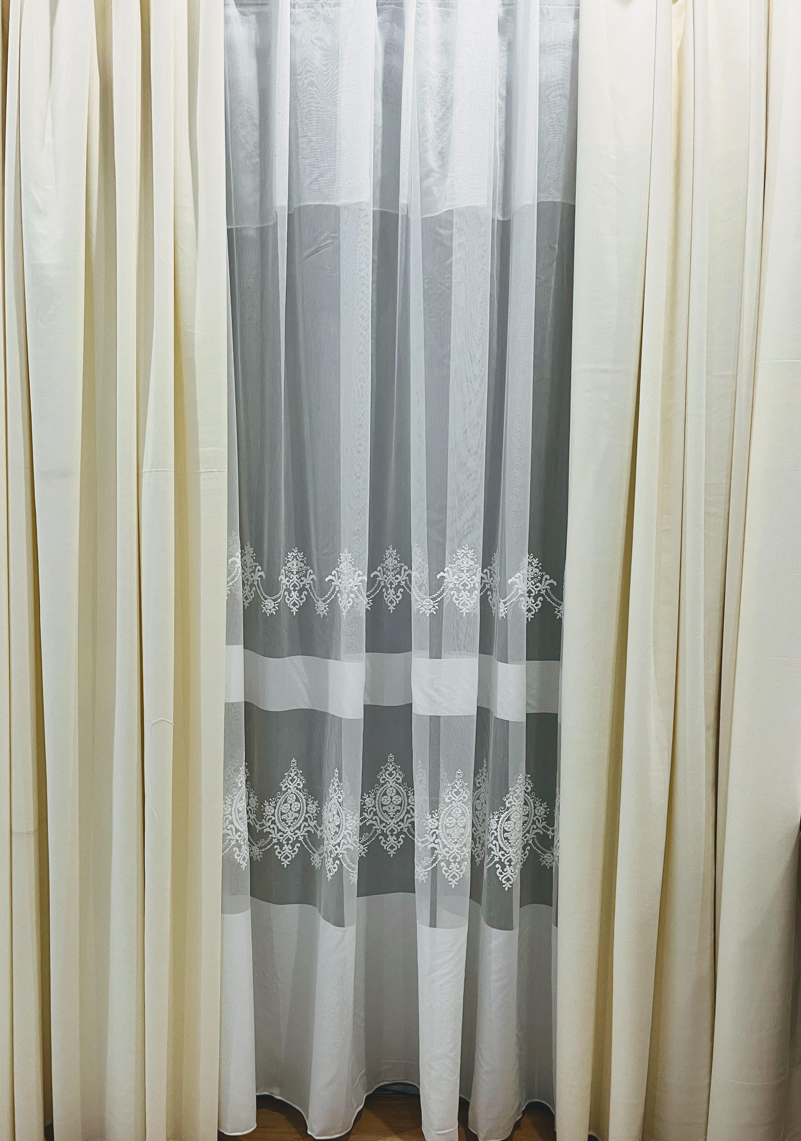 Шторы из микровелюра Renas 1,5х2,5 м 2 шт. Молочный