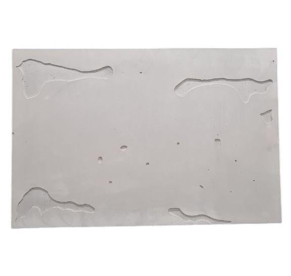 3D-панель гіпсова декоративна Лофт під бетон 900x600x15 мм Сірий (30775374)