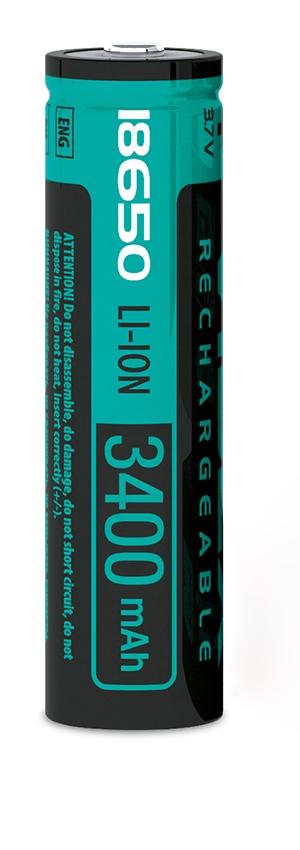 Батарейка аккумуляторная Videx Li-lon 18650-P с защитой 3400 mAh (29924184)
