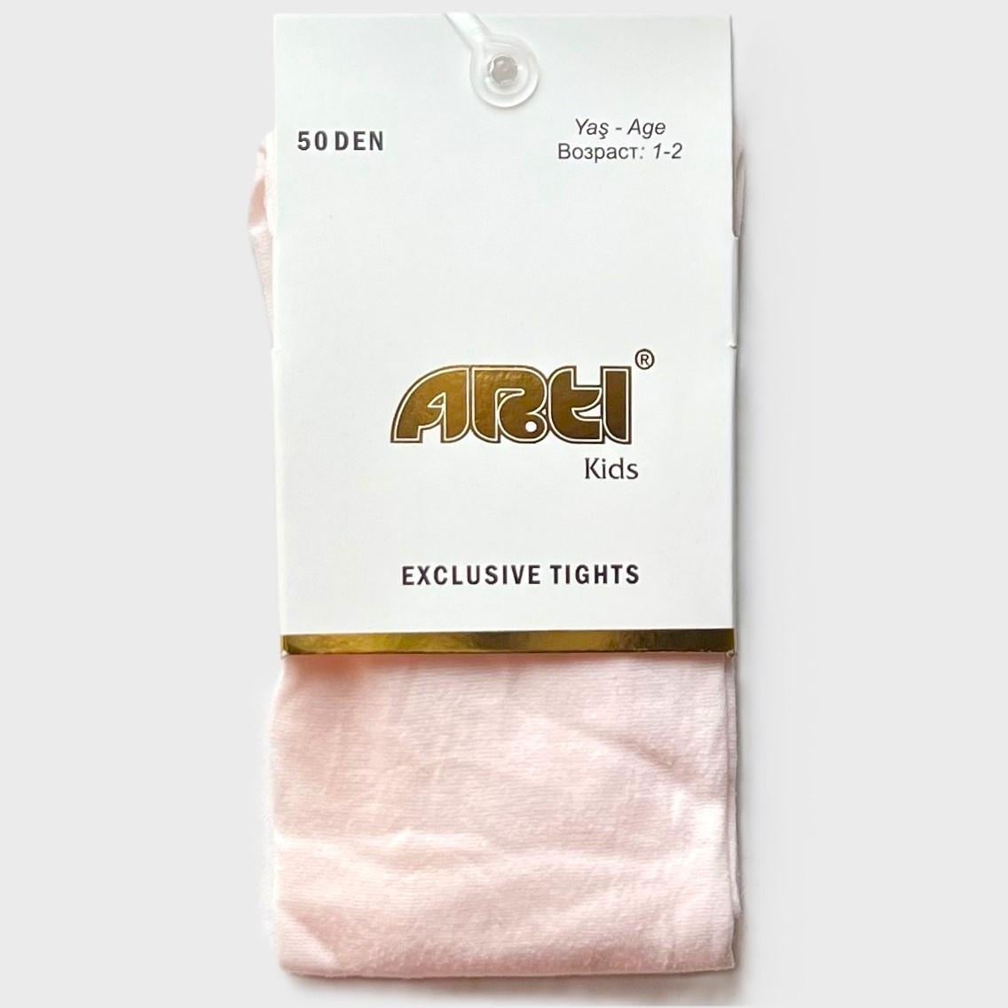 Колготки детские капроновые Arti 50 Den однотонные 110-116 см Пудровый (32408163)