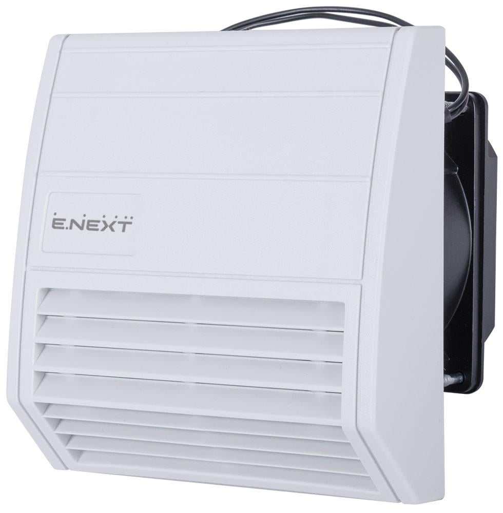 Вентилятор E.NEXT e.climat.fanfilter.pro.97 с решеткой и фильтром 16 м3/ч 230V 92х92 мм IP55 (s0103021)