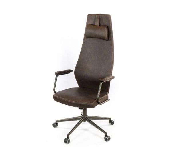 Кресло офисное АКЛАС Ронин CH TILT Коричневый (Wax PU 421)