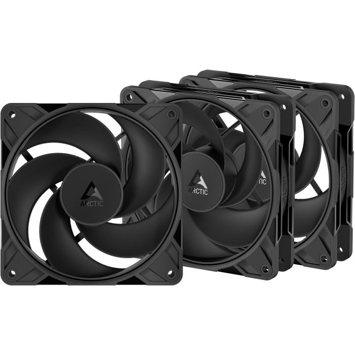 Комплект вентиляторов для корпуса Arctic P12 Pro Reverse 120 мм 3000 об/мин FDB 3 шт. Black (ACFAN00332A) Комплект вентиляторов для корпуса Arctic P12 Pro Reverse 120 мм 3000 об/мин FDB 3 шт. Black (ACFAN00332A)
