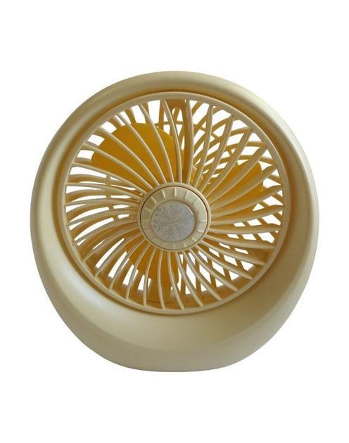 Вентилятор аккумуляторный настольный DianDi Mini Fan SQ-1978A с USB-зарядкой Желтый (29711204)