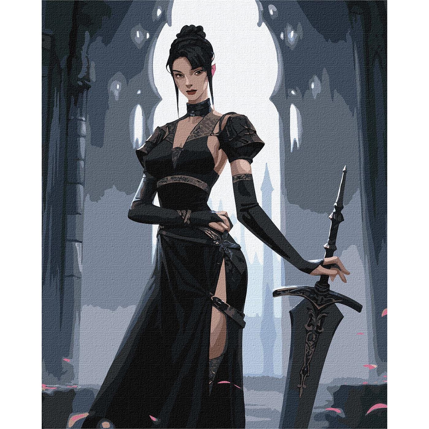 Картина по номерам Brushme Отважная девушка 40x50 см Разноцветный (PM-194-K-1174) Картина по номерам Brushme Отважная девушка 40x50 см Разноцветный (PM-194-K-1174)