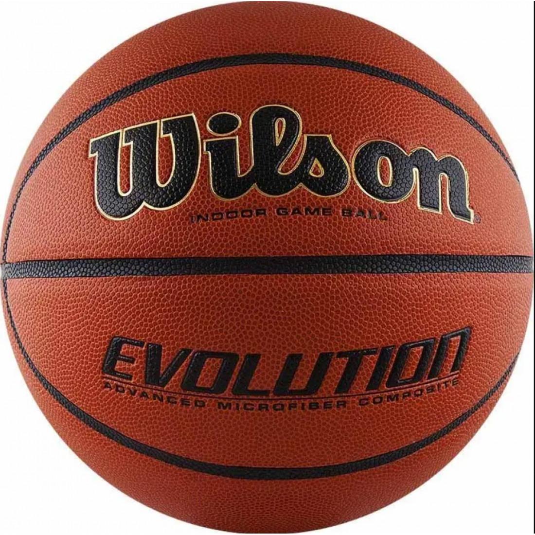 Мяч баскетбольный Wilson Evolution р. 7 Brown (00000020591)