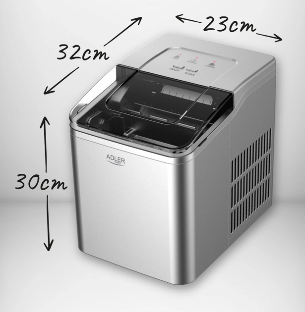 Льодогенератор Adler AD 8086 12кг/24 години 100W (0d408a1a) - фото 9 Льодогенератор Adler AD 8086 12кг/24 години 100W (0d408a1a) - фото 9