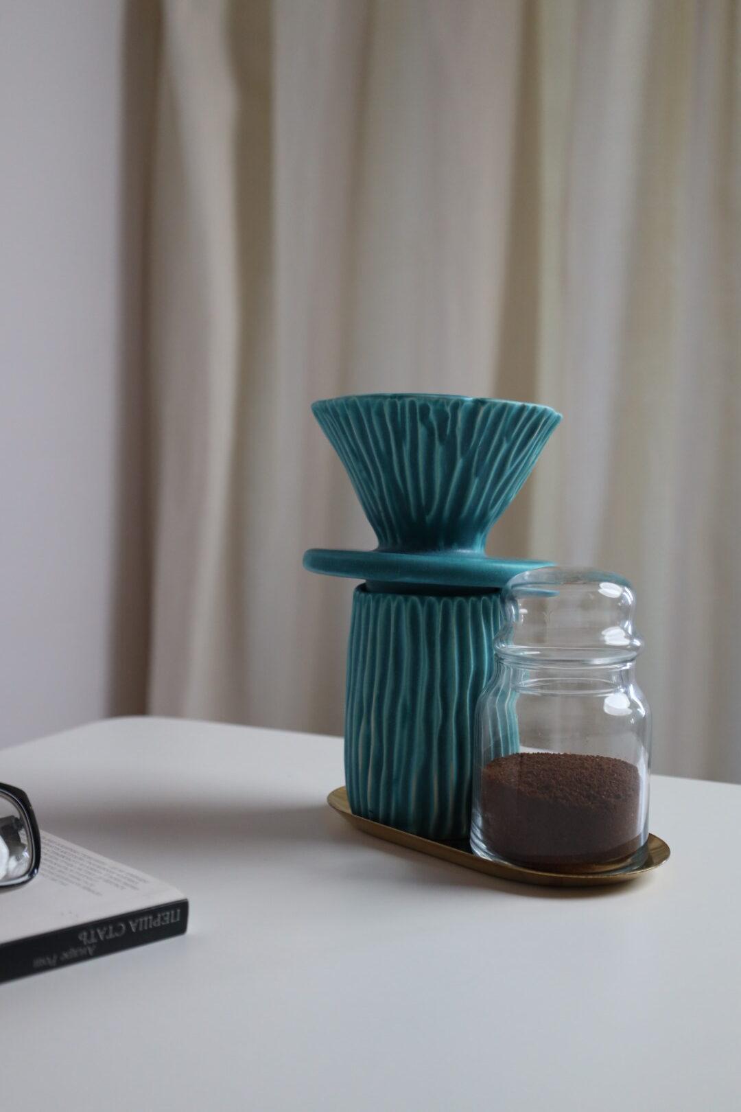 Набор кофейный Лагуна пуровер/воронка V60/чашка ручной работы (POV-005) - фото 20