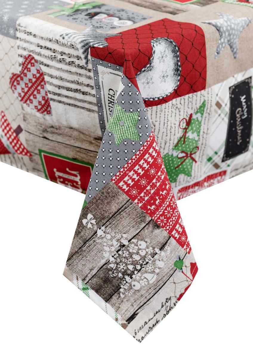 Скатерть Merry Christmas 120x132 см (031422)