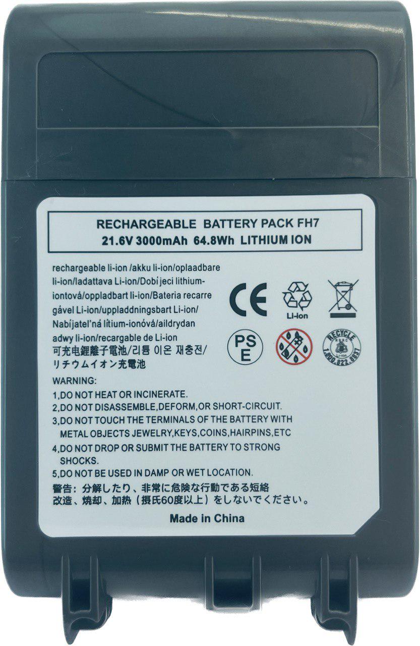 Акумулятор Power Profi для Dyson SV11 V7 FLUFFY V7 Animal V7 Motorhead Pro Li-ion 3000 mAh - фото 6