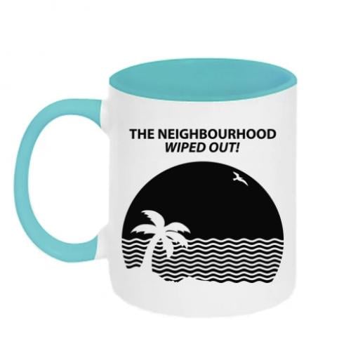 Чашка двухцветная The Neighbourhood Wiped Out 320 мл Белый с голубым (384750-64-44685)