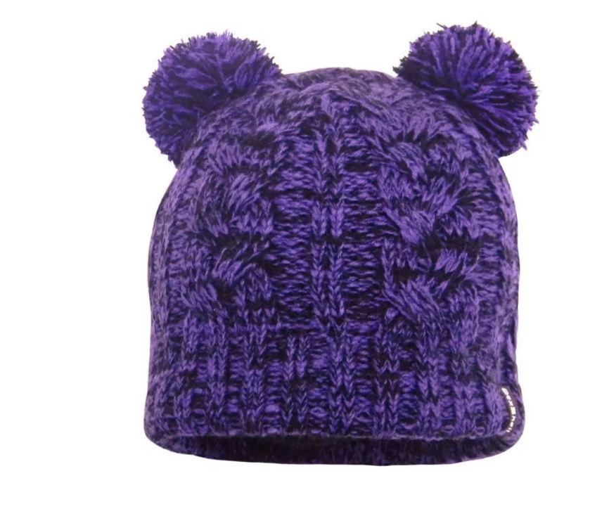 Шапка детская водонепроницаемая DexShell DH572 с бубонами Violet - фото 1