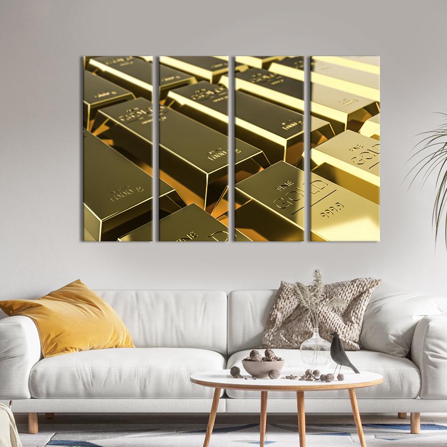 Картина модульная из 4 частей Драгоценный металл M 89x53 см (539-41) Картина модульная из 4 частей Драгоценный металл M 89x53 см (539-41)