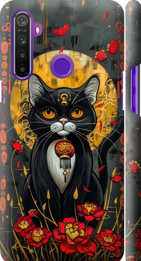 Чехол на Realme 5 China Cat (6134m-1862-42517)