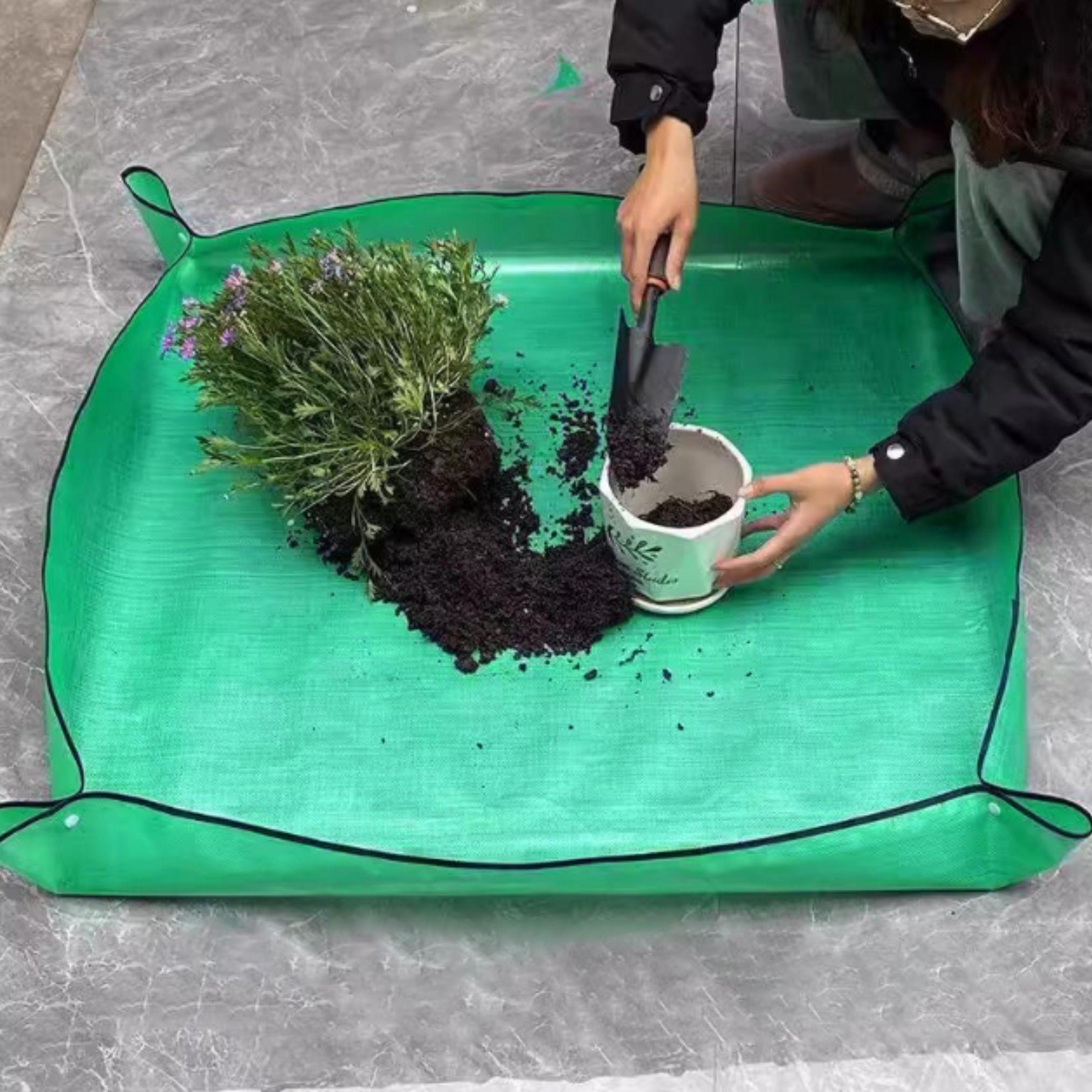 Килимок для посадки кімнатних і садових рослин Зелений - фото 5 Килимок для посадки кімнатних і садових рослин Зелений - фото 5