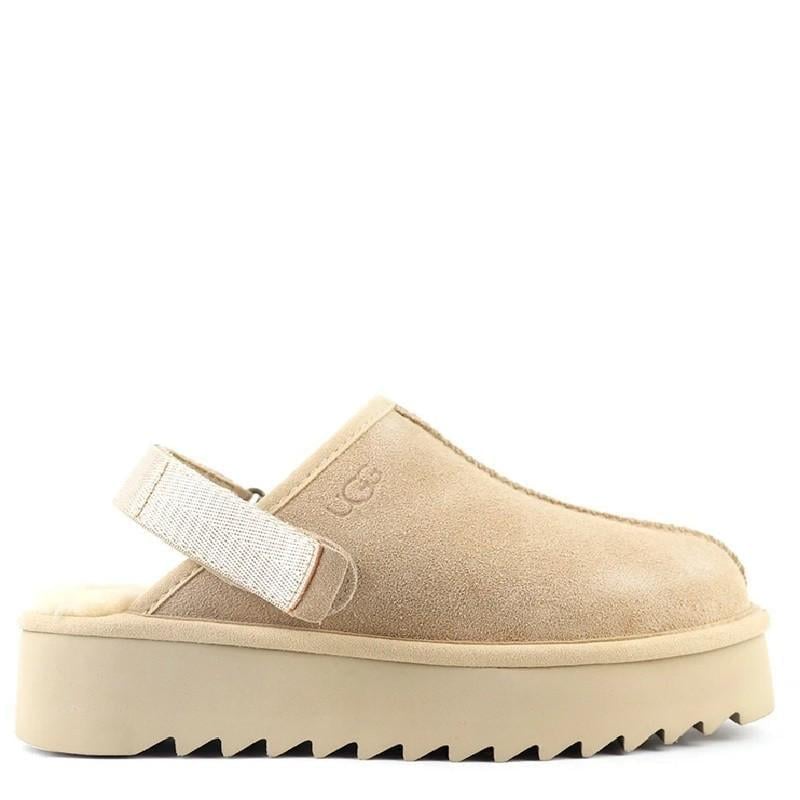 Уггі жіночі UGG Lanah Clog Beige Platform р. 37 Бежевий (20828)