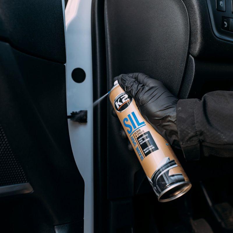 Мастило для гуми та пластику K2 Sil Aero 300 мл - фото 5 Мастило для гуми та пластику K2 Sil Aero 300 мл - фото 5