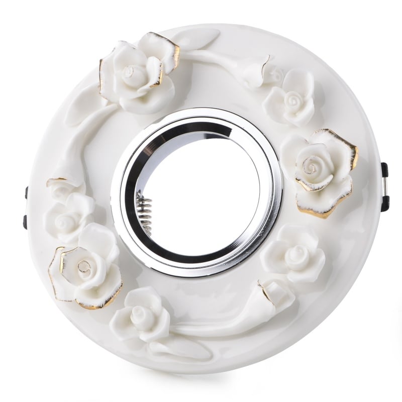 Светильник точечный Brille HDL-CY8 G5.3 WH/G (36-050)