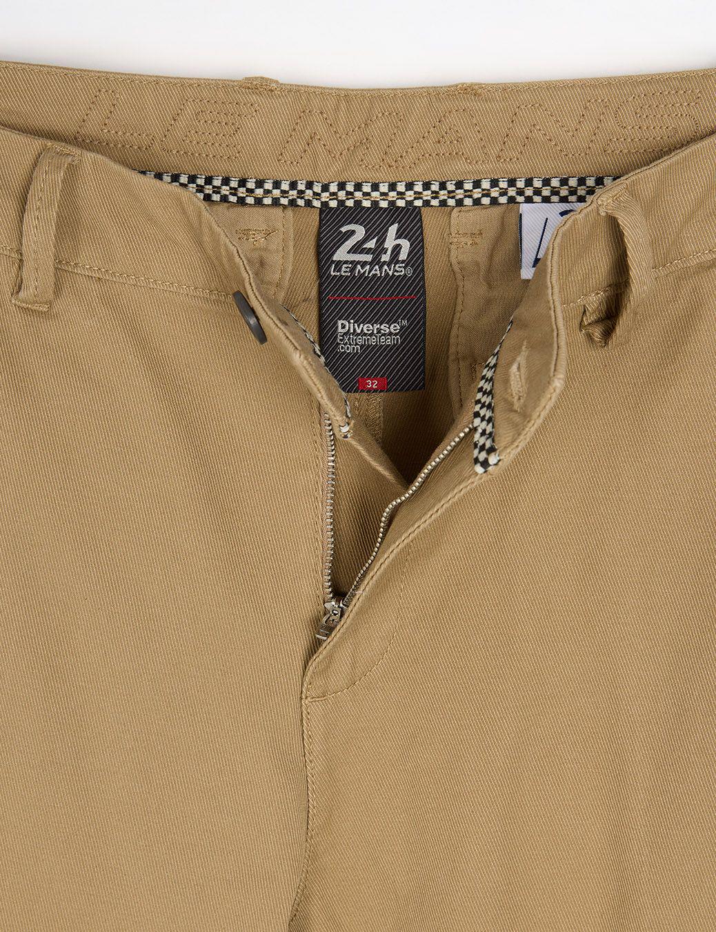 Брюки чіноси чоловічі Diverse LM24 NATANIEL р. 34 Бежевий (5905384105745) - фото 7