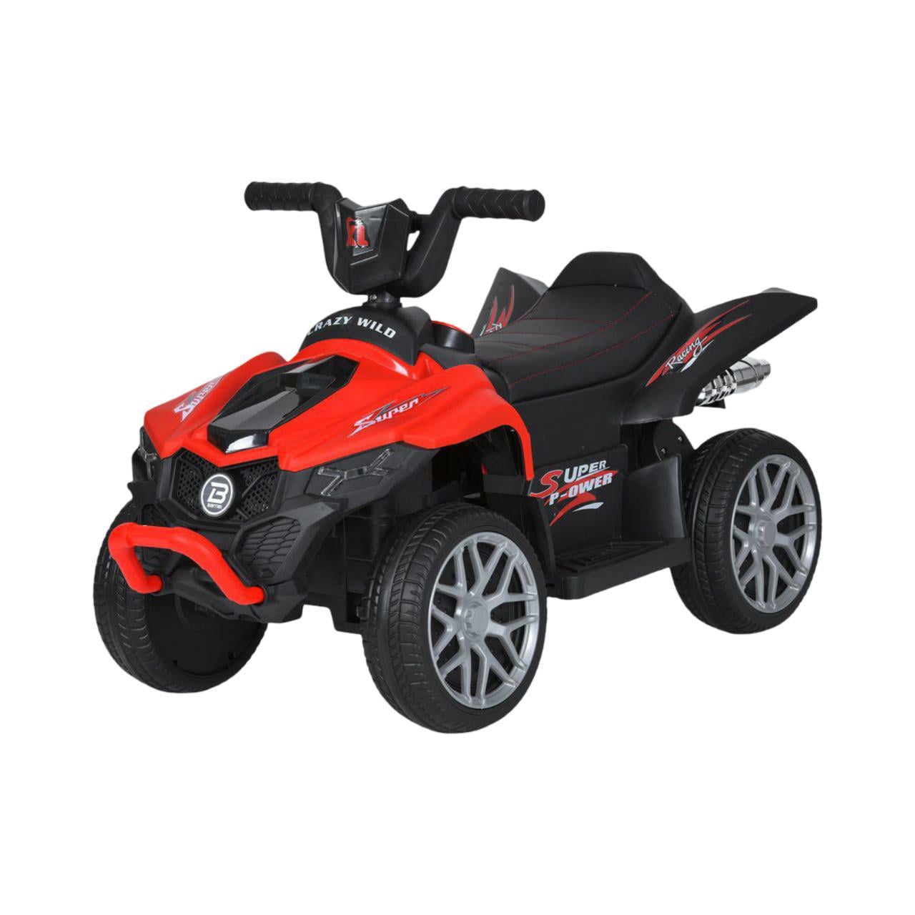 Детский квадроцикл Bambi Racer M 6181ELR-3 на 2 мотора/колеса EVA/кожаное сиденье Красный (33341190)