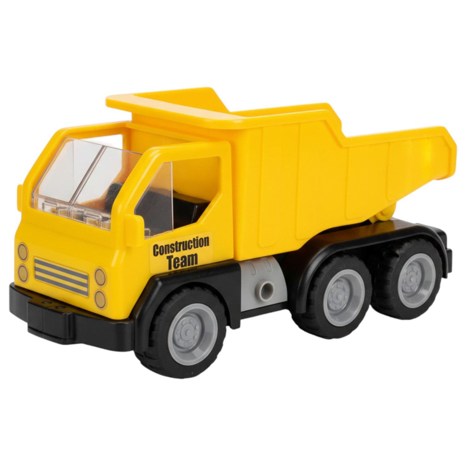 Конструктор дитячий Pilsan Будівельний майданчик з фігурками та машинами (03-612)