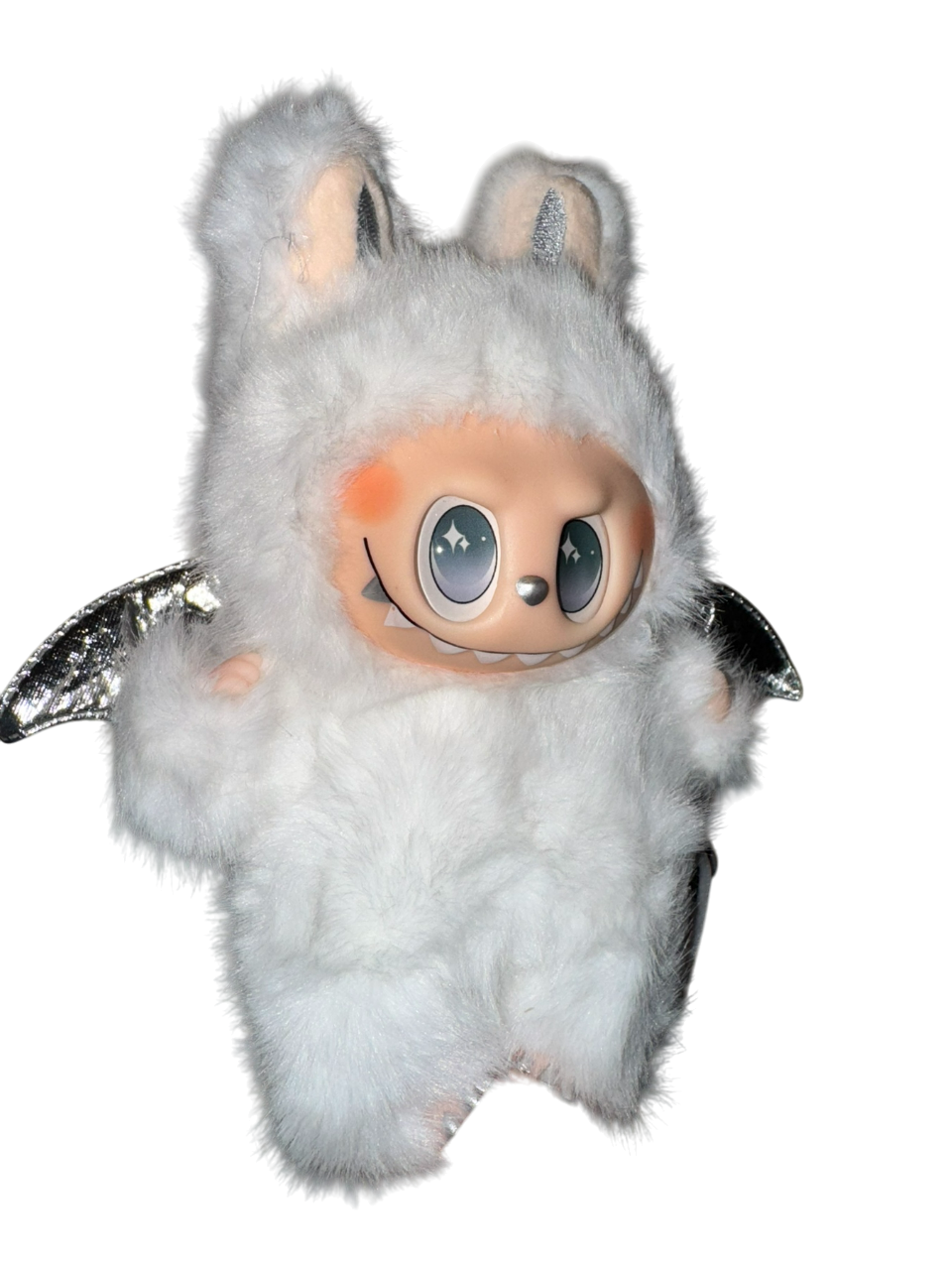 Мягкая игрушка брелок-подвеска монстр Дракон Лабубу 20 см Белый (2797715838) - фото 5 Мягкая игрушка брелок-подвеска монстр Дракон Лабубу 20 см Белый (2797715838) - фото 5