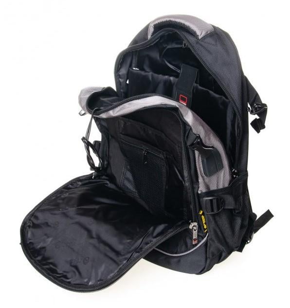 Рюкзак міський Power In Eavas 96018 27л Сірий-чорний - фото 5 Рюкзак міський Power In Eavas 96018 27л Сірий-чорний - фото 5