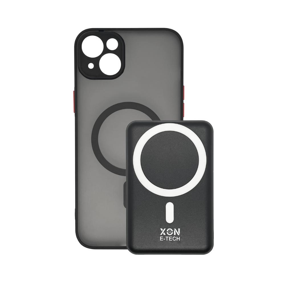 Чехол с беспроводной батареей XON 5000 mAh для iPhone 14 Plus BatteryCase Черный (209403142)