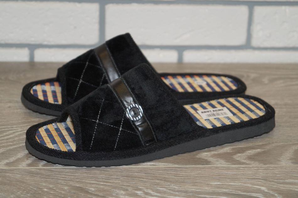 Тапочки комнатные LinH 40/41 р. 27,5 см Черный (30383-4041)