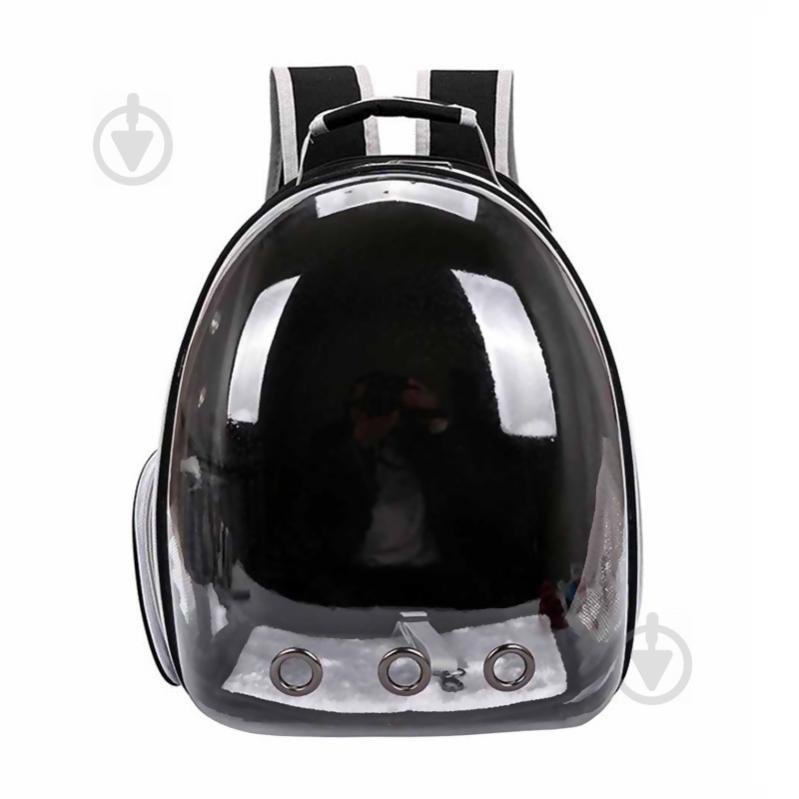 Рюкзак-переноска для кошек Taotaopets 253304 Panoramic Черный (5535-18240)
