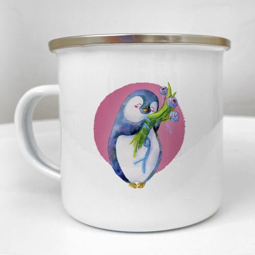 Кружка металлическая Camper "Красива, добра та світла" 250 мл (KRM_23S066)