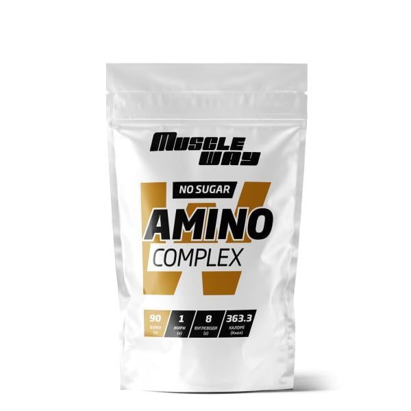 Аминокислотный комплекс MuscleWay AMINO COMPLEX низкокалорийный 90% белка на 20 порций 500 г Ванильный (124-125-am-mw-rs500-3)