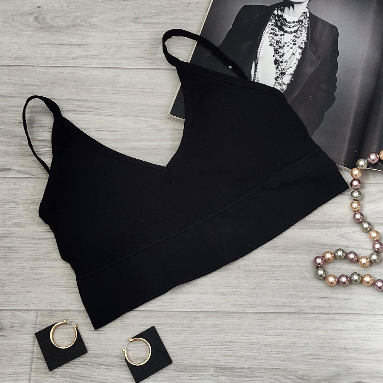 Комплект нижньої білизни в рубчик M/L Чорний (1710526925) - фото 3 Комплект нижньої білизни в рубчик M/L Чорний (1710526925) - фото 3