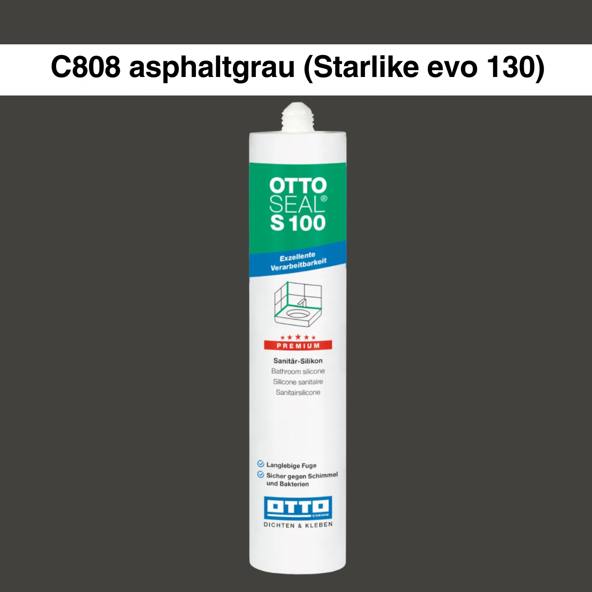 Герметик силиконовый OTTOSEAL S100 С808 (S100C808) - фото 2 Герметик силиконовый OTTOSEAL S100 С808 (S100C808) - фото 2