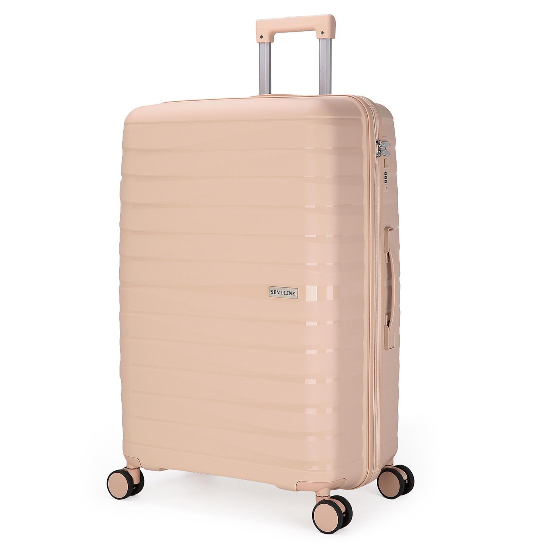 Валіза велика SEMI LINE 28" Polypropylene L Beige (T5795-3)