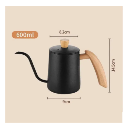 Заварник Bohmann с длинным узким носиком для дрип-кофе 600 мл Черный (97600) - фото 4 Заварник Bohmann с длинным узким носиком для дрип-кофе 600 мл Черный (97600) - фото 4