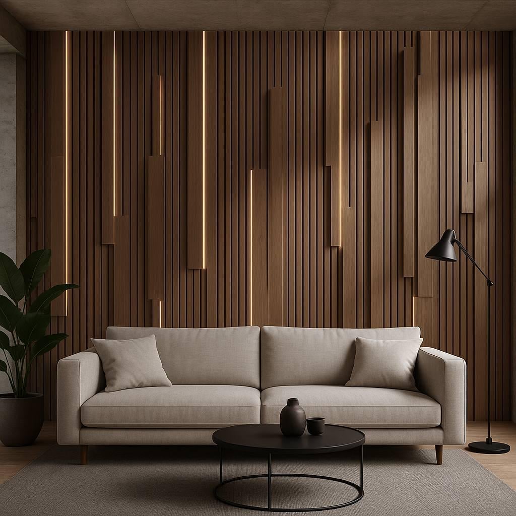 Фотообои флизелиновые Styleo Print-walls 3D Геометрия дерево 0184 350х270 см (Pw-0184/3)