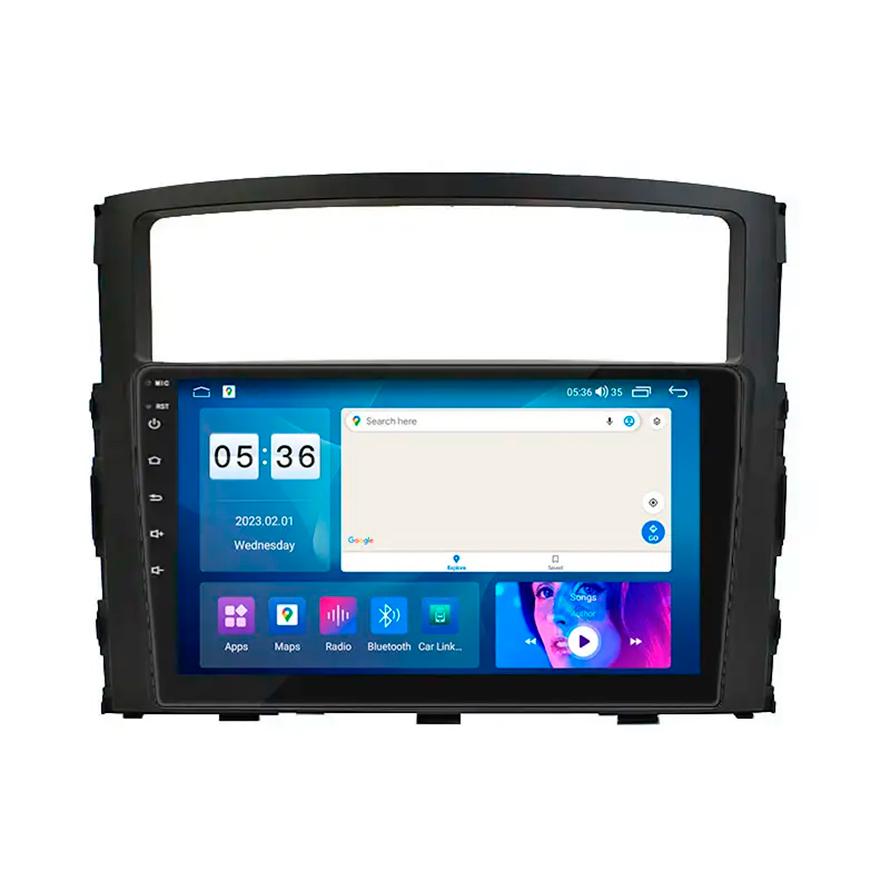Автомагнитола штатная Lesko Prime для Mitsubishi Montero IV 2006- г. CarPlay/4G/Wi-Fi/GPS 4/64 GB 9" (9562-48602)